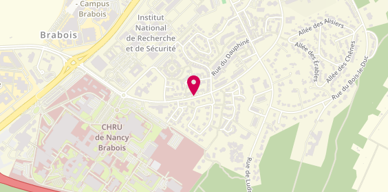 Plan de Unite Pedopsychiatrie Dept du Cpn, Hôpital Brabois Morvan, 54500 Vandœuvre-lès-Nancy