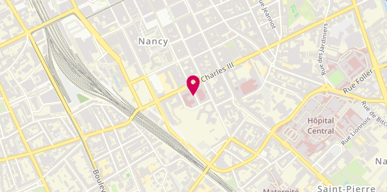 Plan de Les Maisons Hospitalieres Site de Nancy, 90 Rue Ponts, 54000 Nancy