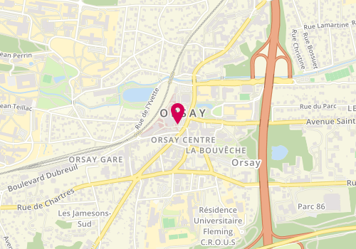 Plan de Groupe Hospitalier Nord Essonne - Site Orsay, 4 Place General Leclerc, 91400 Orsay