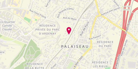 Plan de Centre Medico-Psy 91G16, 35 Boulevard Bara, 91120 Palaiseau