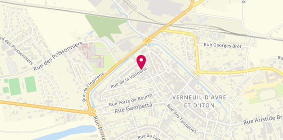 Plan de Hopital de Jour, 31 Rue Vannerie, 27130 Verneuil-sur-Avre