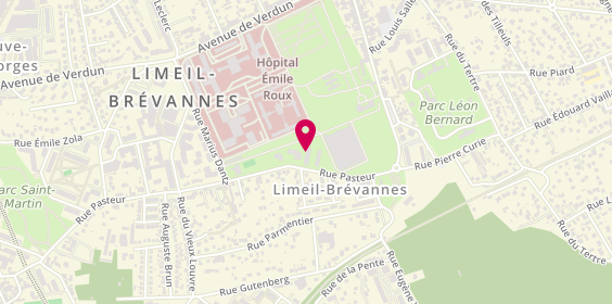 Plan de Ifsi&Cfas Hopital Roux(A.p.-H.p.), 1 avenue de Verdun, 94450 Limeil-Brévannes