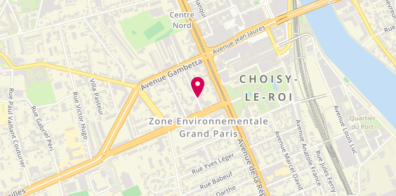 Plan de Clinique de Choisy - Ramsay Santé, 9 Bis Rue Ledru Rollin, 94600 Choisy-le-Roi
