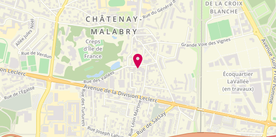 Plan de Hdj Cmp Cattp 92G20, 11 Rue des Vallées, 92290 Châtenay-Malabry