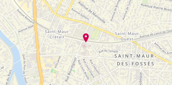 Plan de Clinique Gaston Métivet, 48 Rue Alsace Lorraine, 94100 Saint-Maur-des-Fossés