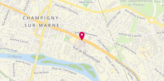 Plan de Ramsay Generale de Sante, 4 Avenue Marx Dormoy, 94500 Champigny-sur-Marne