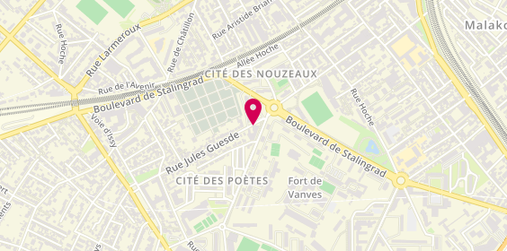 Plan de Centre Municipal de santé, 74 Rue Jules Guesde, 92240 Malakoff