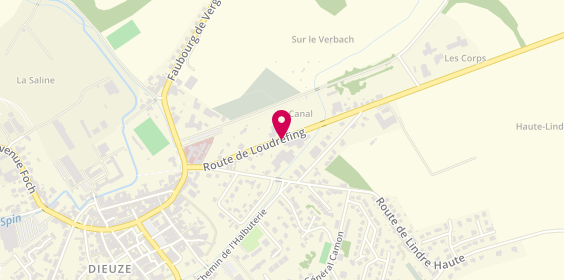 Plan de Hôpital Saint Jacques Dieuze, 1 Route de Loudrefing, 57260 Dieuze