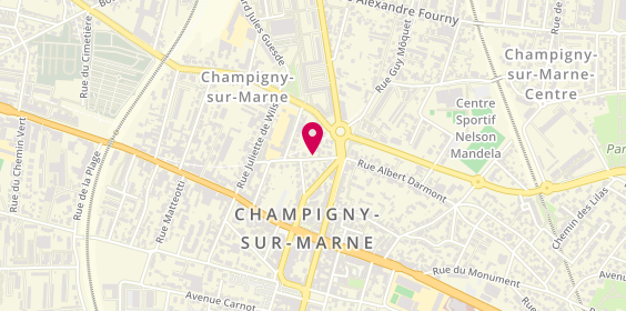 Plan de Gcs Cms Maurice Tenine Activite, 15 Rue Marcel et Georgette Sembat, 94500 Champigny-sur-Marne