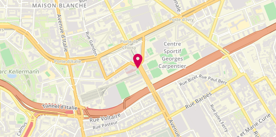 Plan de Unite Hospitalisation Maison Blanche - Henry Ey, 15 avenue de la Porte de Choisy, 75013 Paris