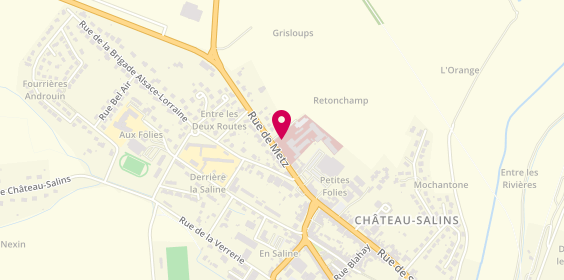 Plan de Hopital Arrondissement Chateau Salins, 40 Rue de Metz, 57170 Château-Salins