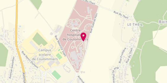 Plan de Centre Hospitalier de Coulommiers, 4 Rue Gabriel Péri, 77120 Coulommiers