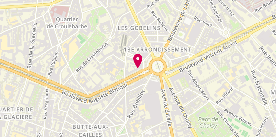 Plan de Hopital de Jour Ctre Serge Lebovici, 4 Boulevard Auguste Blanqui, 75013 Paris