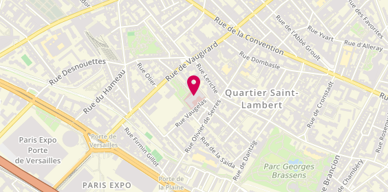 Plan de Hôpital Vaugirard, 10 Rue Vaugelas, 75015 Paris
