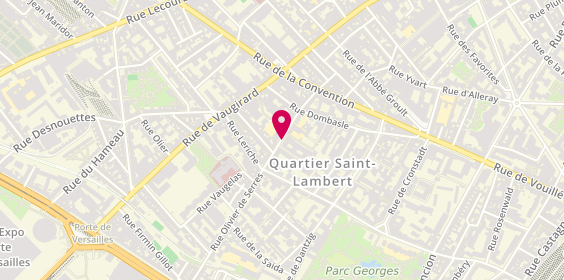 Plan de Ass Hopital St Michel et St Vincent, 33 Rue Olivier de Serres, 75015 Paris