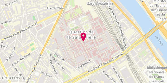 Plan de Group Hospit Pitie Salpet, 47-83 Boulevard de l'Hôpital, 75013 Paris