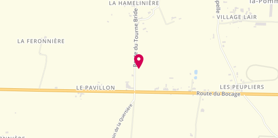 Plan de LA MAISON DE MILOÏS - Location de vacances à Granville, 25 Route du Tourne Bride, 50510 Saint-Sauveur-la-Pommeraye
