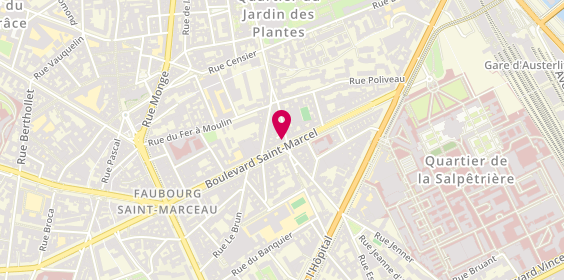 Plan de Clinique du Sport, 19 Boulevard Saint Marcel, 75005 Paris