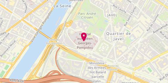 Plan de Efs Ile de France Hopital G Pompidou, Rdc du Hall A
20 Rue Leblanc, 75015 Paris