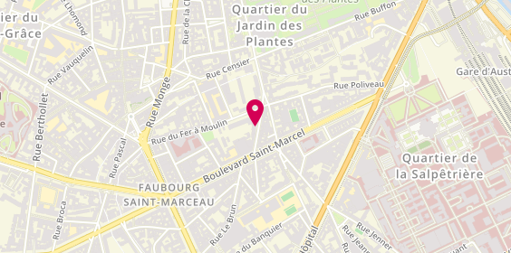 Plan de Centre Medico Technique, 10 Rue Fossés Saint Marcel, 75005 Paris