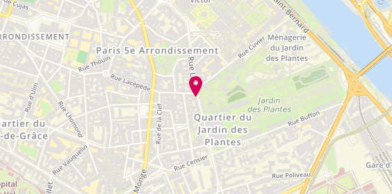 Plan de Clinique Geoffroy Saint Hilaire, 59 Rue Geoffroy Saint Hilaire, 75005 Paris