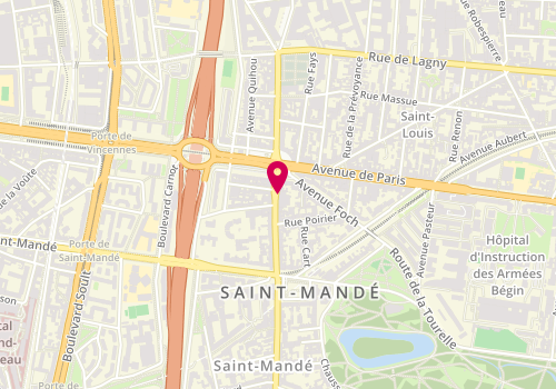 Plan de Maison de Saint Mande, 5 Avenue du General de Gaulle, 94160 Saint-Mandé