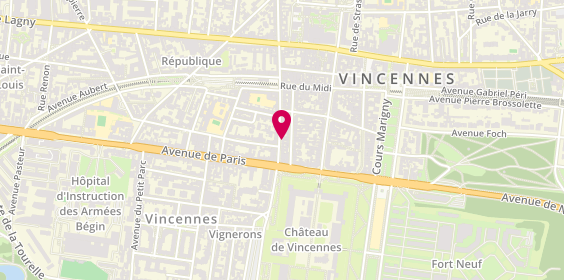 Plan de Maison Victoria, 16 Rue de Montreuil, 94300 Vincennes