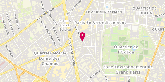 Plan de Institut Arthur Vernes, 36 Rue d'Assas, 75006 Paris