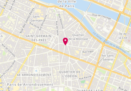 Plan de Maison Sauvage Saint-Germain-des-Prés, 5 Rue de Buci, 75006 Paris