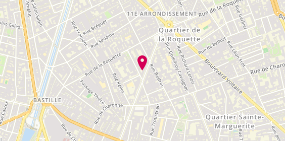 Plan de Supergroup, 153 avenue Ledru Rollin, 75011 Paris
