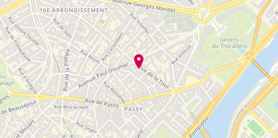 Plan de Cabinet Medical 33 Rue de la Tour, 33 Rue de la Tour, 75016 Paris