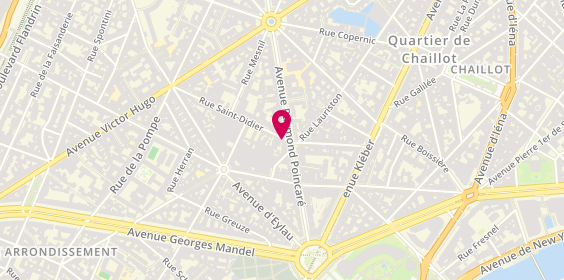 Plan de Chs Saint Didier, 29 Rue Saint Didier, 75116 Paris