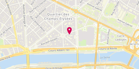 Plan de Altec, 9 Rue Jean Goujon, 75008 Paris