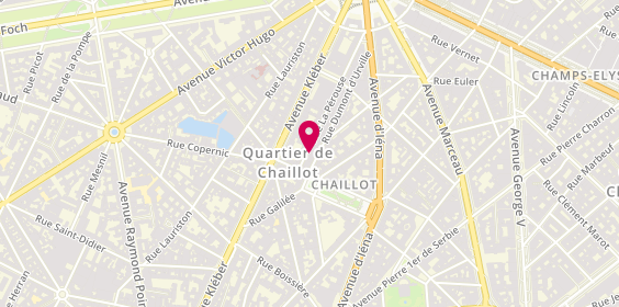 Plan de Centre IPC Paris, 6 Rue la Pérouse, 75116 Paris