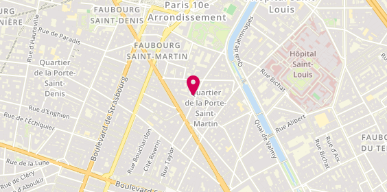 Plan de Cmp Sampaix, 21 Rue Lucien Sampaix, 75010 Paris