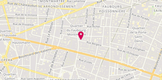 Plan de La Maison Blanche, 34 Rue Bergère, 75009 Paris