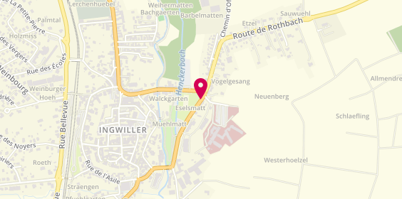 Plan de Hopital le Neuenberg, 38 Rue du Pasteur Herrmann, 67340 Ingwiller