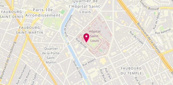 Plan de Centre de Santé Sabouraud, Ancien Bâtiment, Porte 9
1 avenue Claude Vellefaux, 75010 Paris