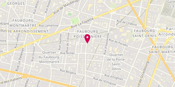 Plan de Cerep Hopital Ctre Andre Boulloche, 56 Rue du Faubourg Poissonnière, 75010 Paris