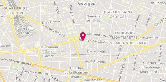 Plan de Maison du Don Trinite, 55 Rue de Châteaudun, 75009 Paris