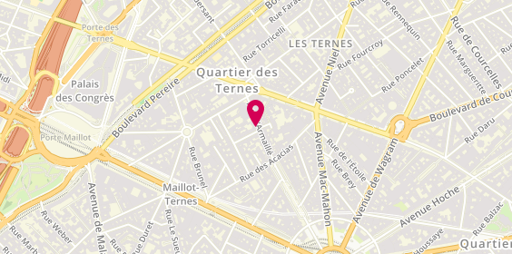 Plan de Hopital de Jour Cmp Armaillé, 17 Rue Armaille, 75017 Paris