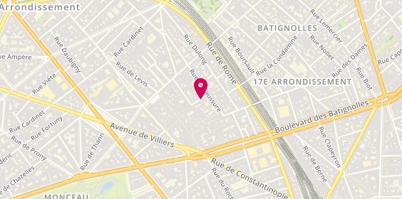 Plan de Centre Therapeutique Adultes Lebouteux, 5 Rue Lebouteux, 75017 Paris