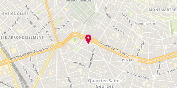 Plan de Maison Souquet, Hotel & Spa, 10 Rue de Bruxelles, 75009 Paris