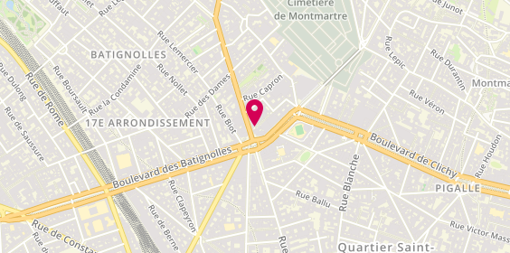 Plan de Maison Auditive, 4 avenue de Clichy, 75018 Paris