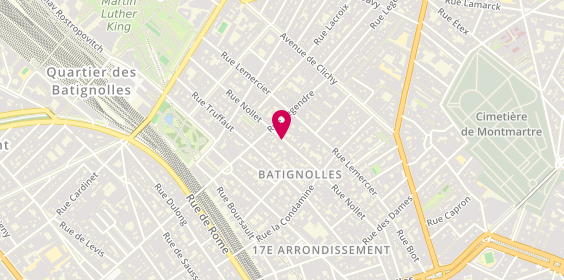 Plan de ROUSSEAU Romain, Docteur Romain Rousseau
Ial Nollet
23 Rue Brochant, 75017 Paris