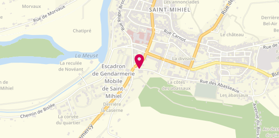 Plan de Maison de Santé des Dames de Meuse, 4 Rue Abasseaux, 55300 Saint-Mihiel