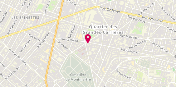 Plan de Cabinet Médical, 4 place Jacques Froment, 75018 Paris
