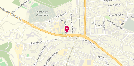 Plan de Long Sejour Hopital Anquetin, 2 Rue Pasteur, 78100 Saint-Germain-en-Laye