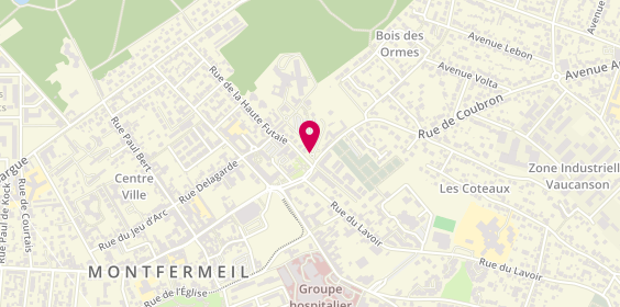 Plan de Ctre Long Sejour Les Ormes, 13 Place Jean Mermoz, 93370 Montfermeil
