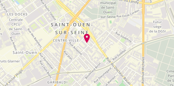 Plan de Centre Medico Psych. Alliance, 9 Rue de l'Alliance, 93400 Saint-Ouen-sur-Seine
